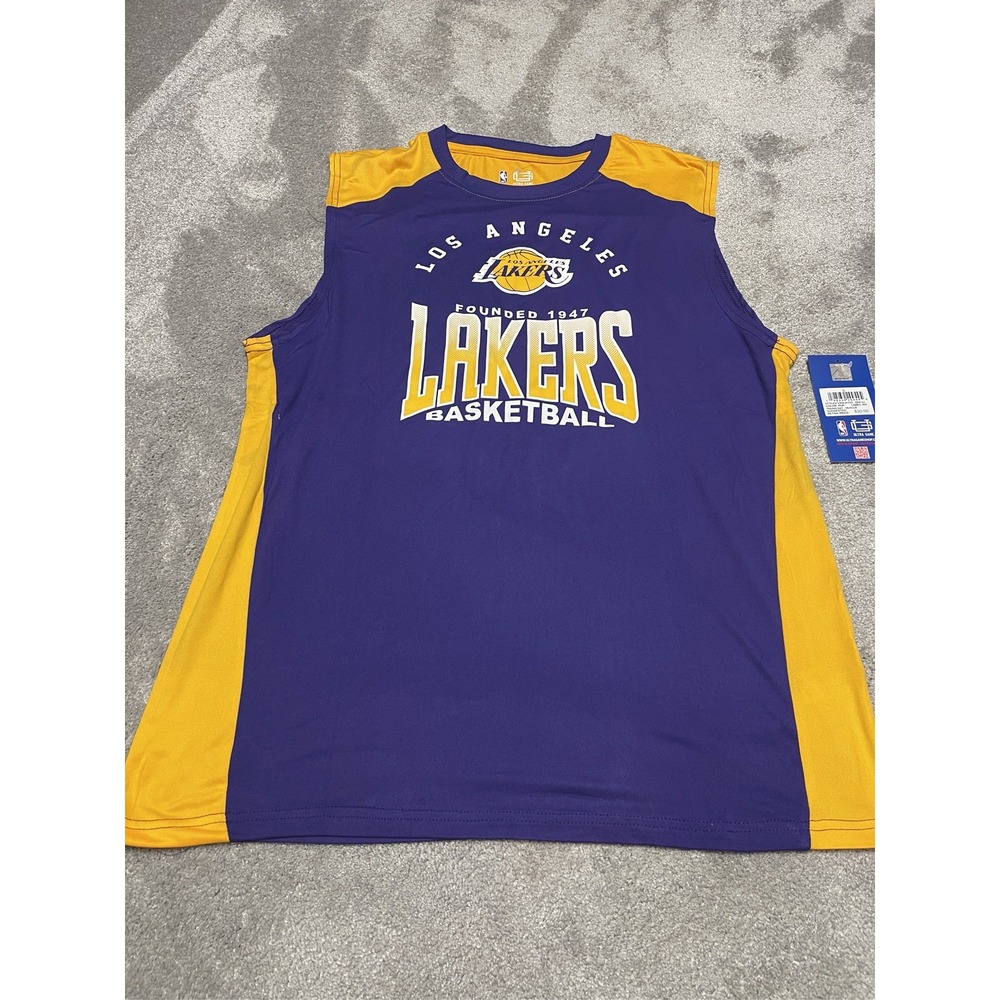 NBA Los Angeles Lakers Ultra Game Basketball Tank Top Purple Gold Men's